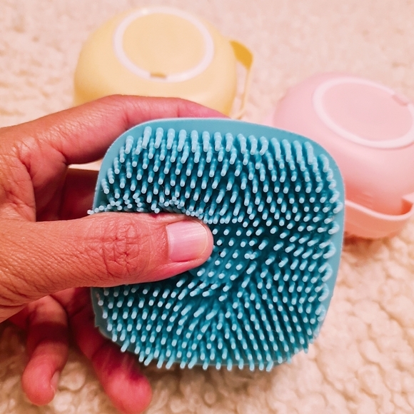 Unisex Kids Adults Shower Blue Body Scrubber | Bath Massager Scrubber - Picture 6 of 6